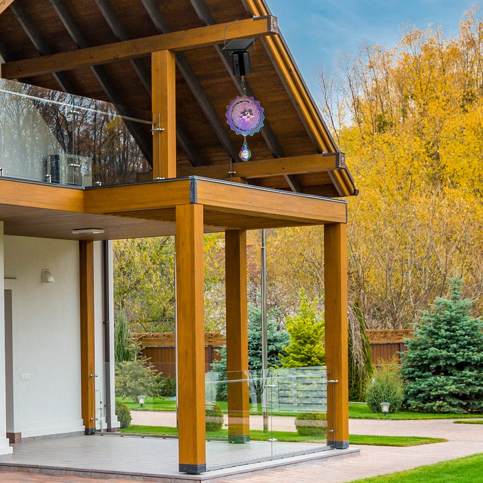 Solar Powered Wind Spinner Motor