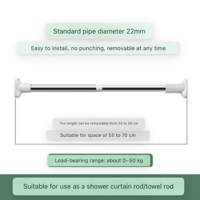 Clothing Hanger Telescopic Rod