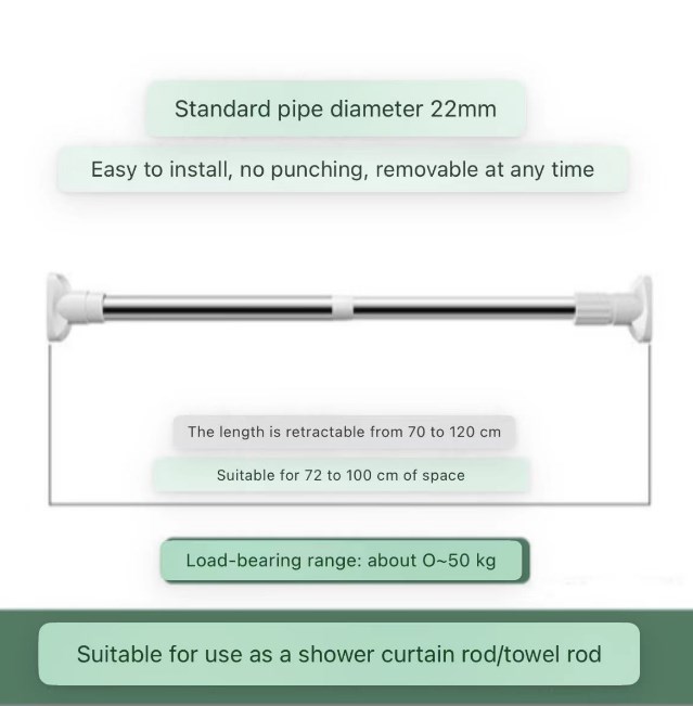 Clothing Hanger Telescopic Rod