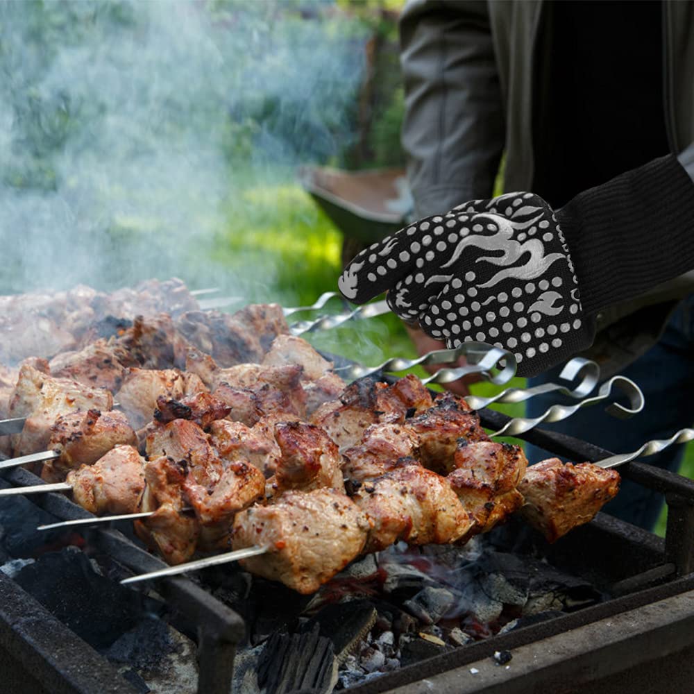 1472 Degree F Heat Resistant Grilling Gloves 