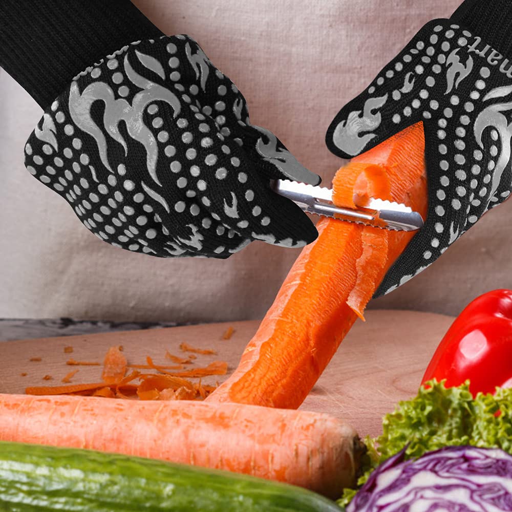 1472 Degree F Heat Resistant Grilling Gloves 