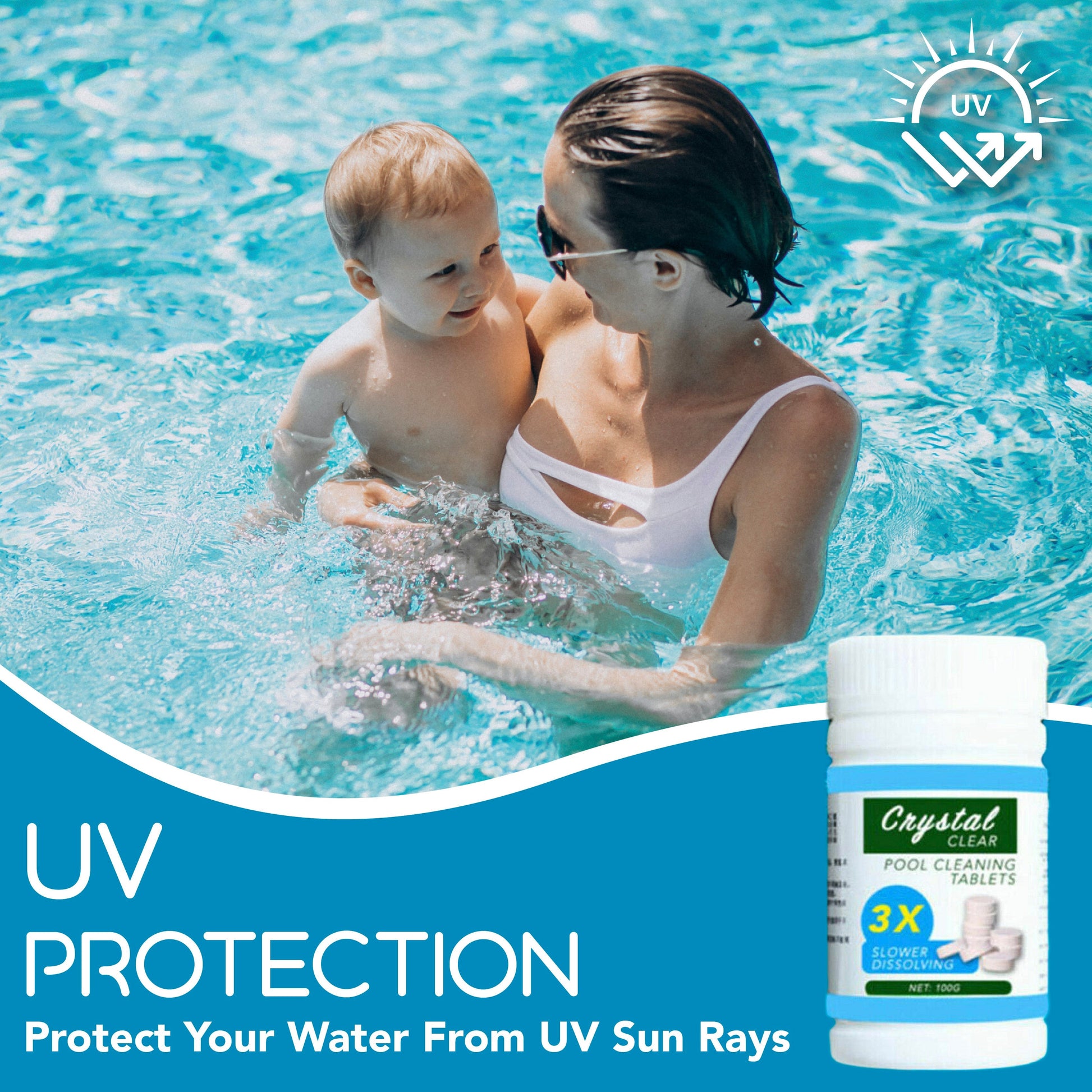 Keilini™ RefreshPool Quick Pool Cleaning Tablet (100 PCS)