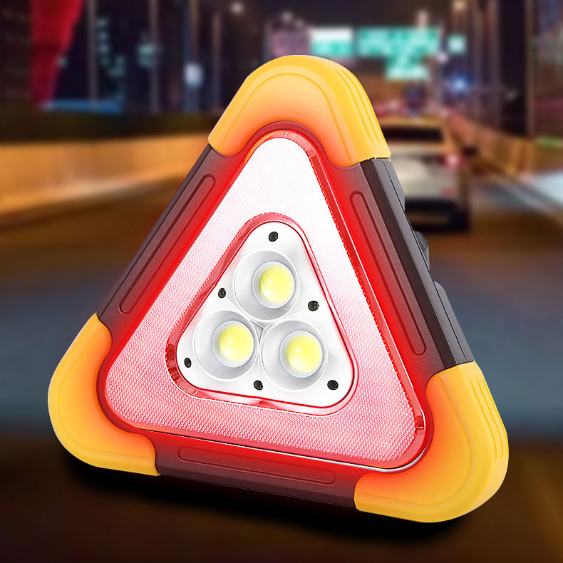 🔥Hot Sale 🔥 2-IN-1 Emergency Triangular Roadside Warning Light