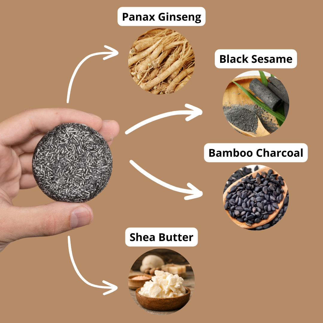 Keilini™ Gray Hair Bamboo Charcoal Bar