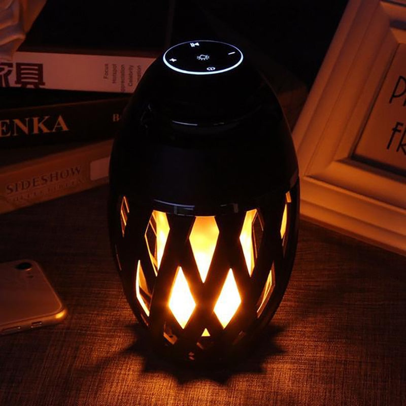 Outdoor Bluetooth Speakers Led Flame