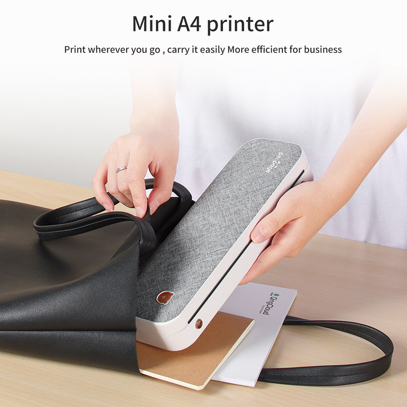  A4 Paper Printer Portable PeriPage A4 Paper USB Bluetooth Wireless Thermal Transfer Printer Support Mobile Smartphone Android Printer