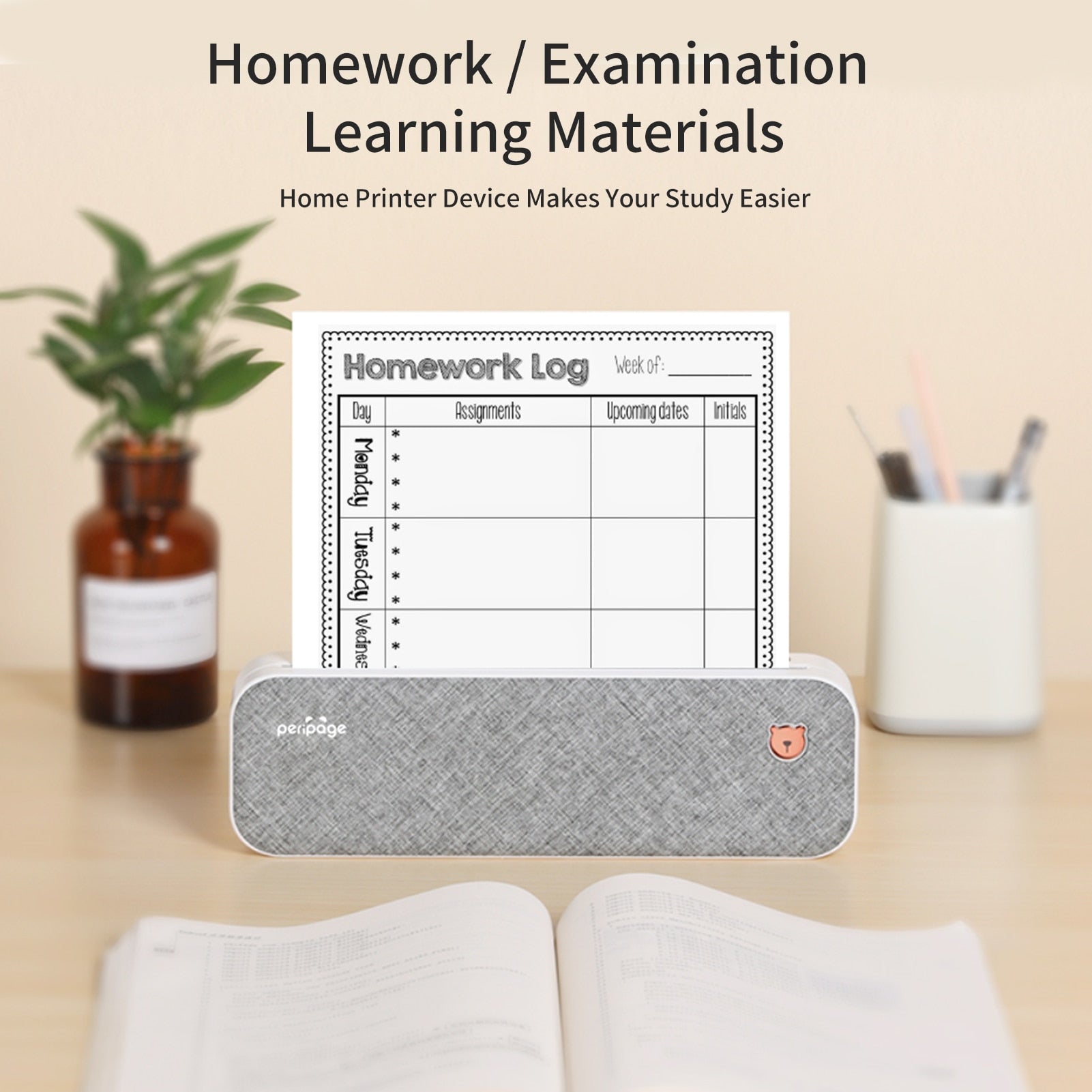  A4 Paper Printer Portable PeriPage A4 Paper USB Bluetooth Wireless Thermal Transfer Printer Support Mobile Smartphone Android Printer