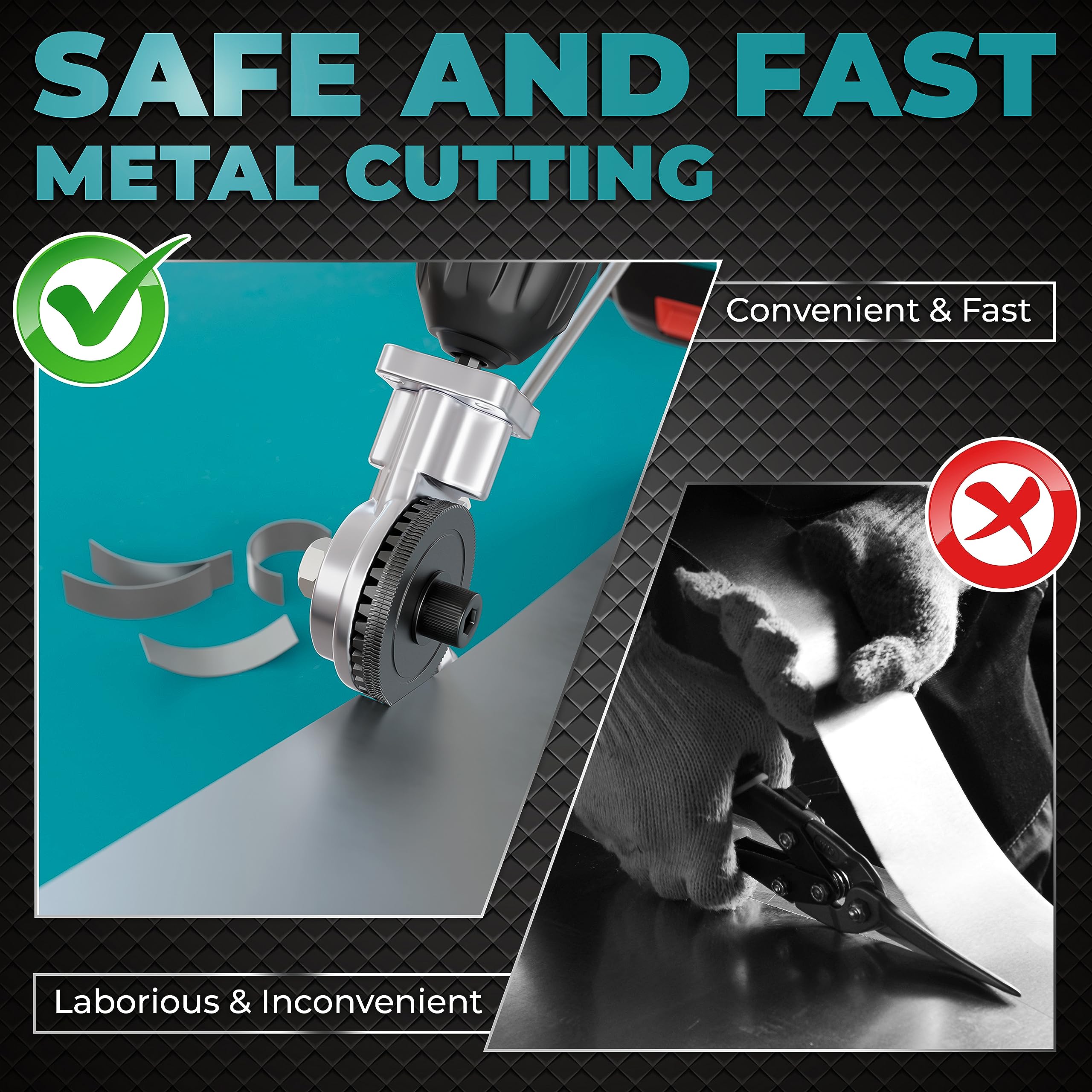 Keilini™ Electric Drill Plate Cutter