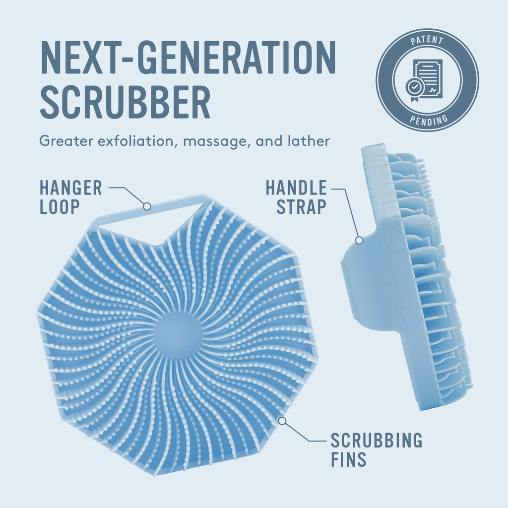 Eco-friendly Finned Bath Brush