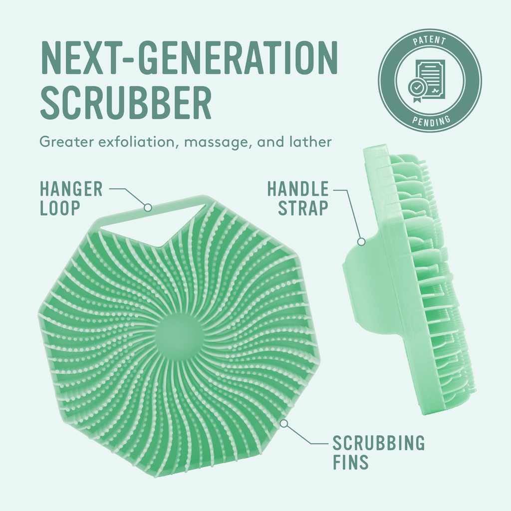 Eco-friendly Finned Bath Brush