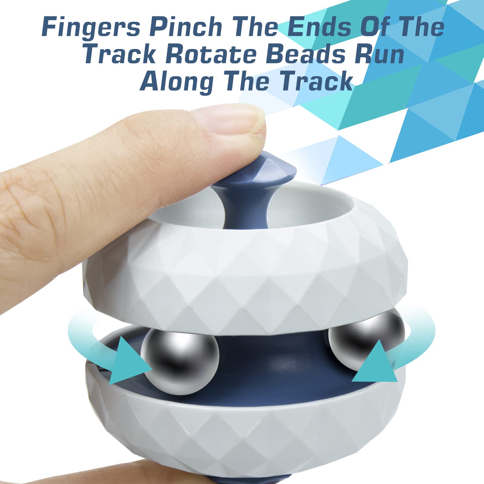 Track Pinball Finger Spinner