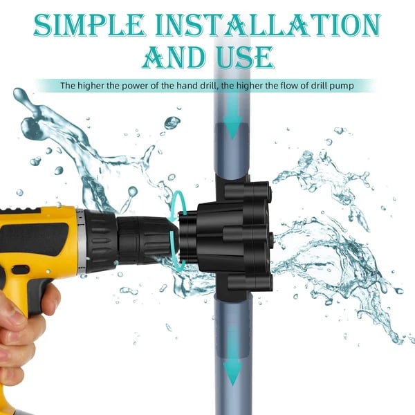 Hand Electric Drill Drive Self Priming Water Transfer Pump
