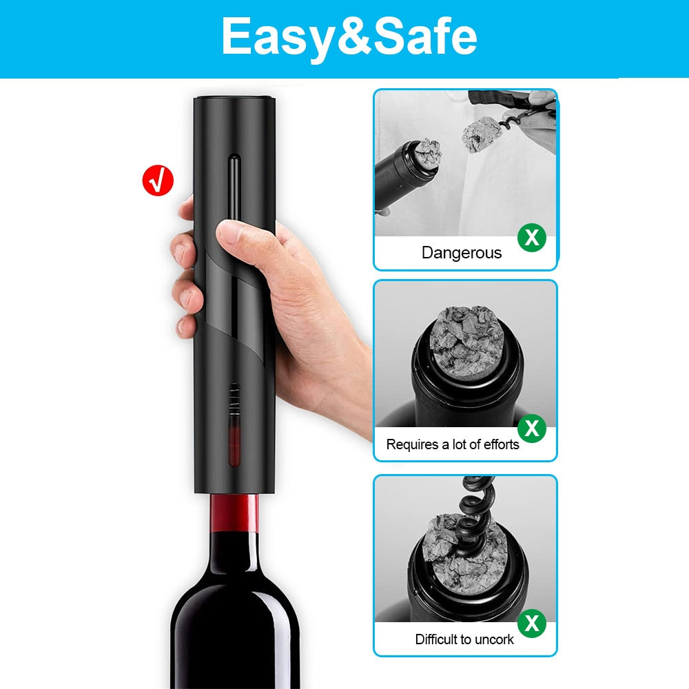 Rechargeable Electric Wine Bottle Opener Set