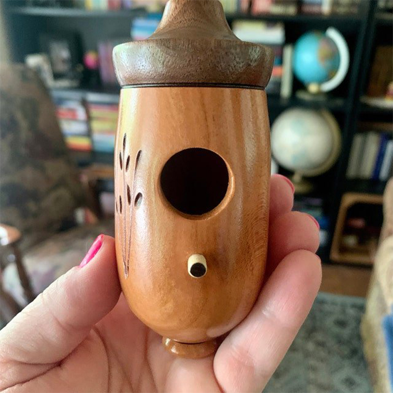 Wooden Hummingbird House