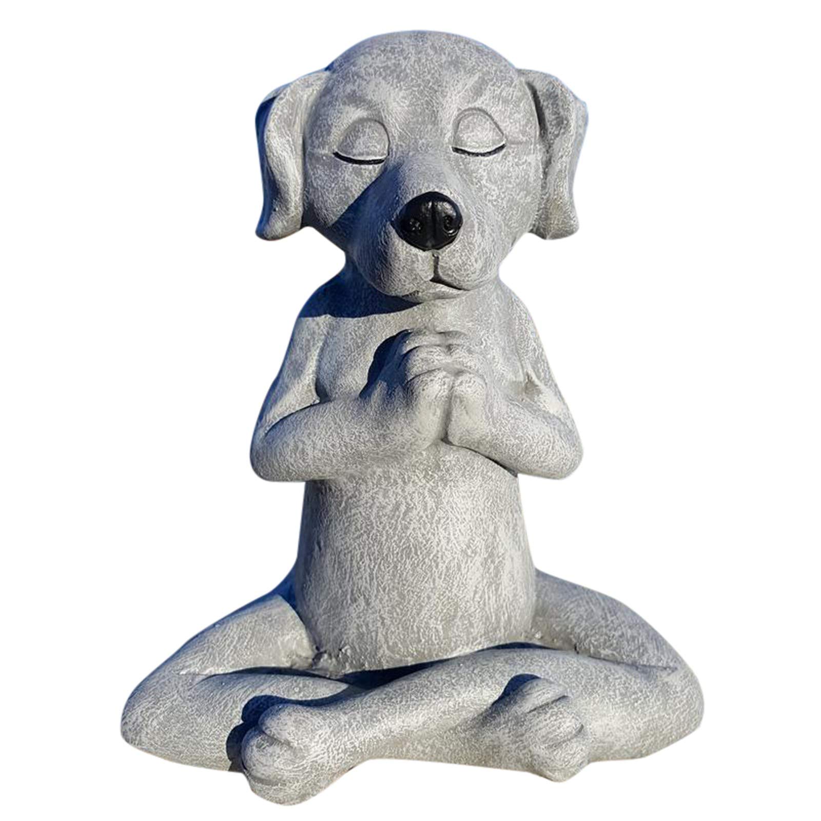 Dog Buddha Meditation Statue