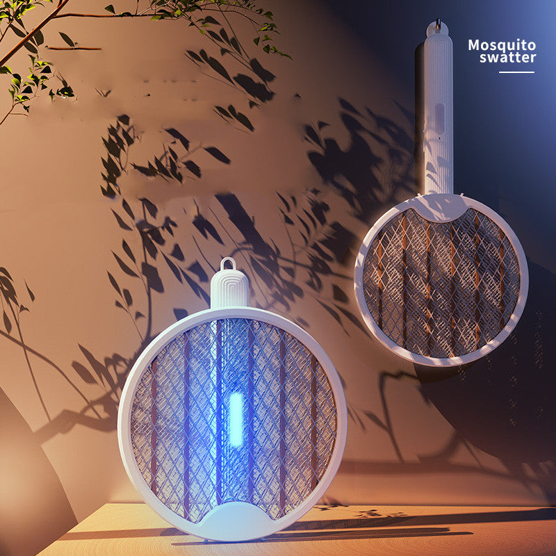 ANGLE-ADJUSTABLE MOSQUITO KILLER RACKET