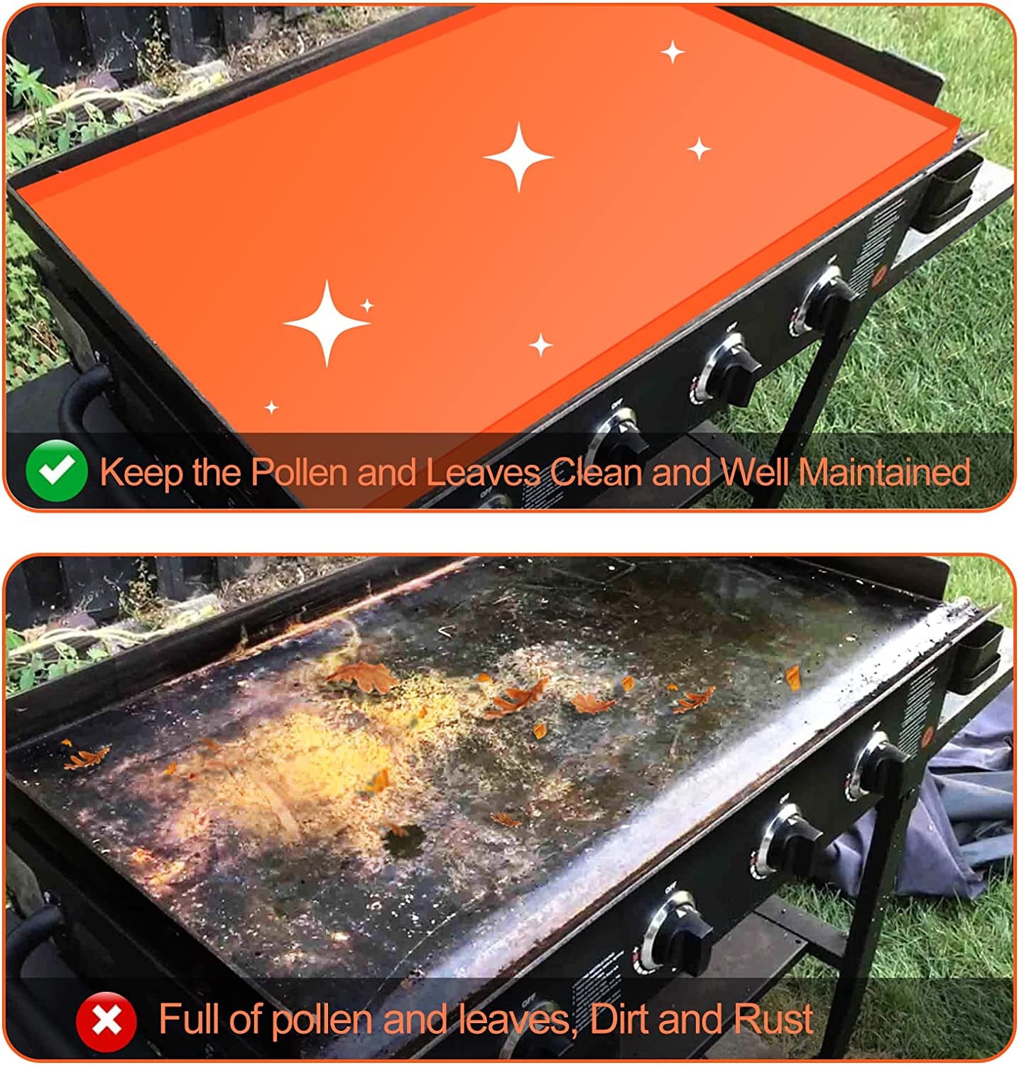  Heavy Duty Food Grade Silicone Grill Cover Mat 