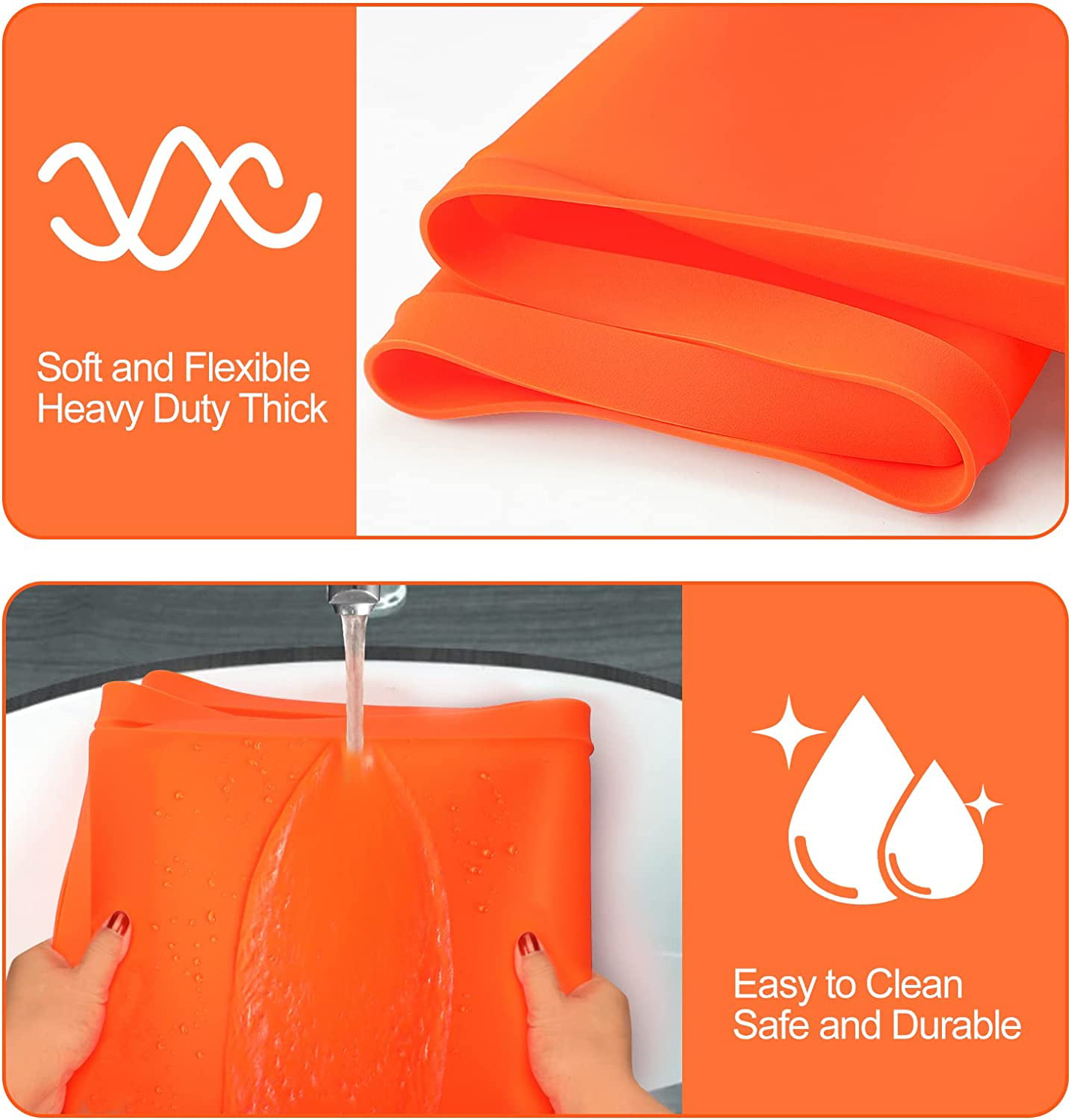  Heavy Duty Food Grade Silicone Grill Cover Mat 