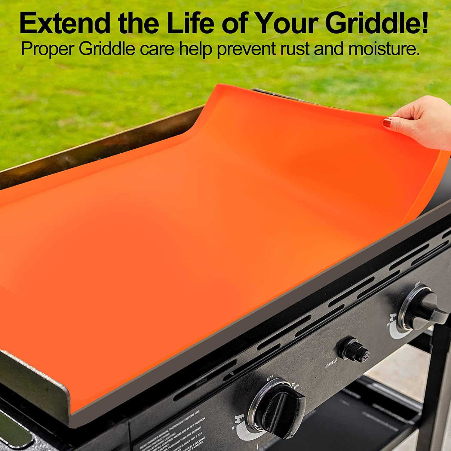  Heavy Duty Food Grade Silicone Grill Cover Mat 