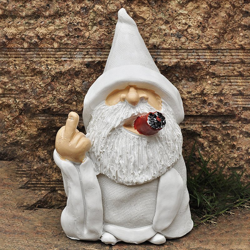 Garden Gnome Resin Statue