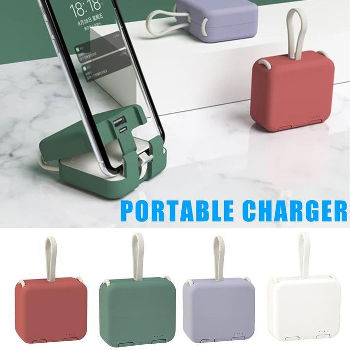 Multi-function with Own Cord Handbag Back Clip Portable Power Bank