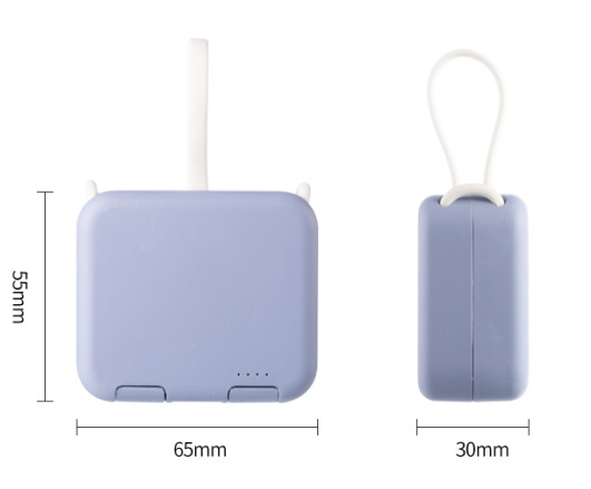 Multi-function with Own Cord Handbag Back Clip Portable Power Bank