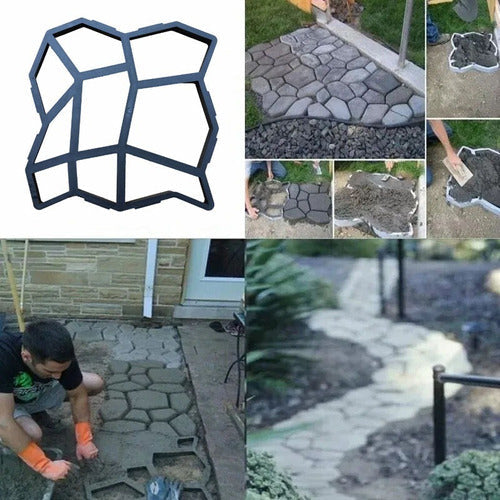 Garden Path Making Mould Diy Concrete Pavement Garden Path Mold