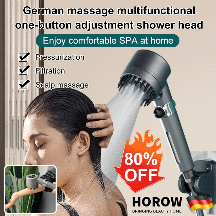 German multifunctional massage shower