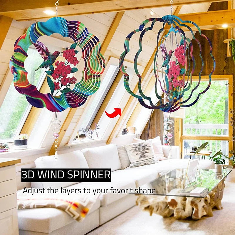 Hummingbird Wind Spinner