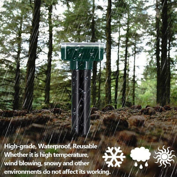 🔥Solar Power Mouse Mole Snakes Pest Rodent Repeller（2 Types to Choose）