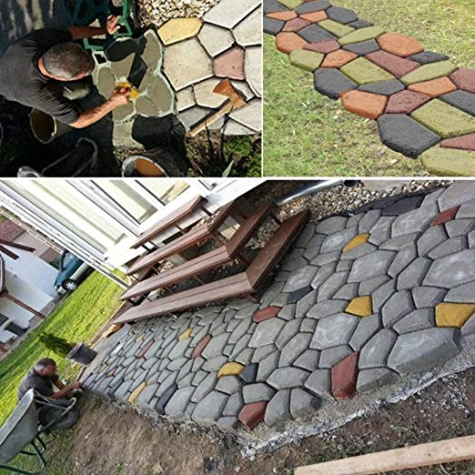 Garden Path Making Mould Diy Concrete Pavement Garden Path Mold