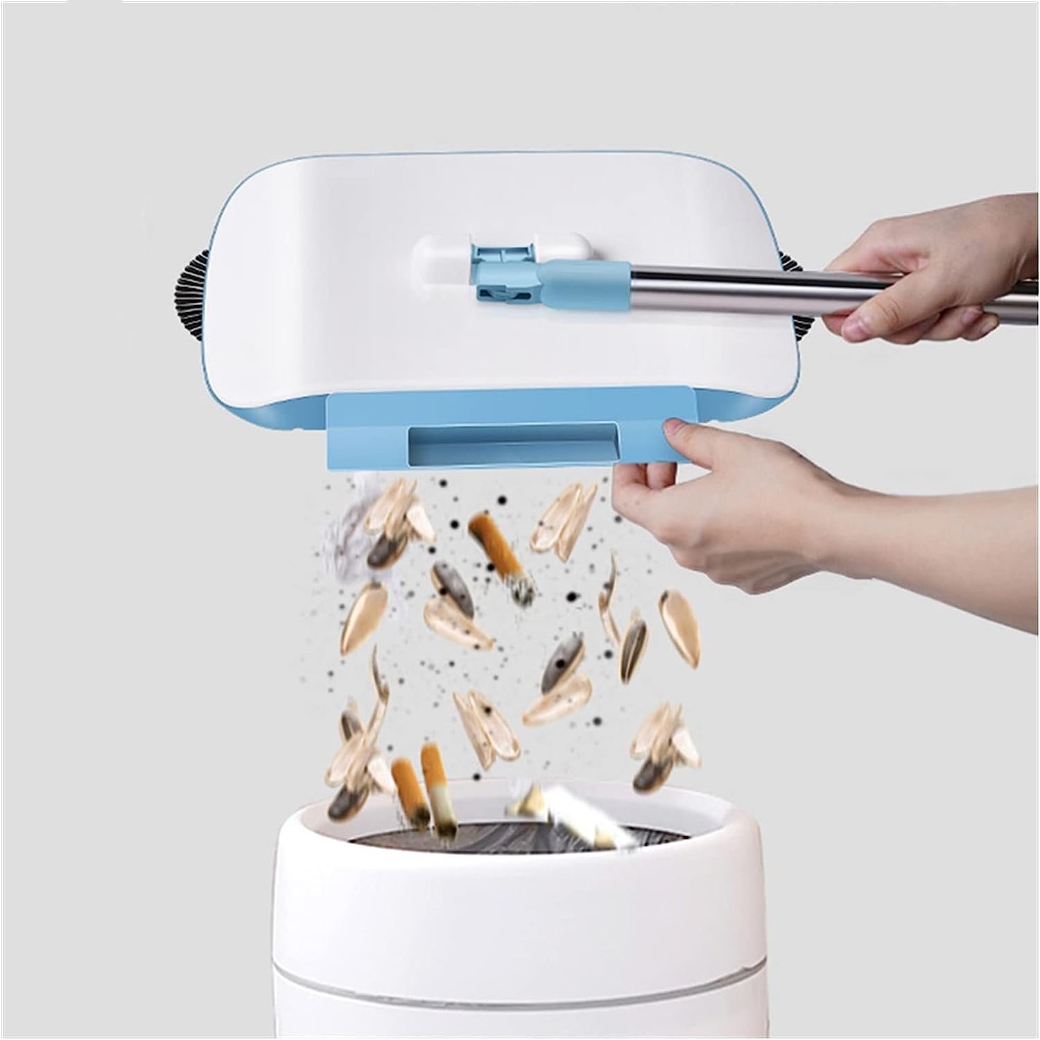 2 In 1 Automatic Hand-Pushed Sweeping Robot Set