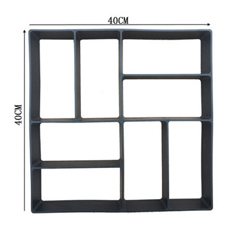 Garden Path Making Mould Diy Concrete Pavement Garden Path Mold