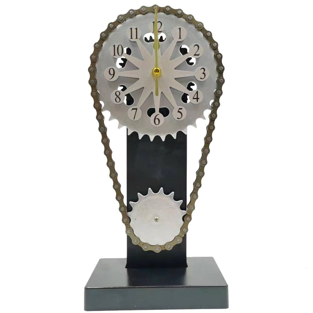 Chevy Small Block Timing Chain Clock, Motorized, Rotating.