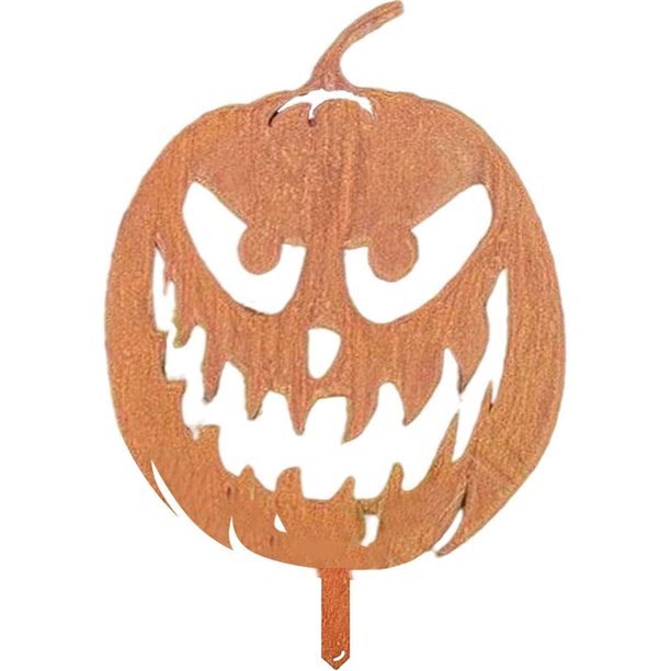 Halloween Garden Ornaments Spooky Pumpkin