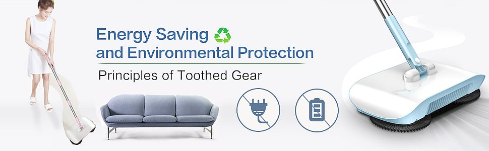 Rubber dustpan opening, sealed dust bin