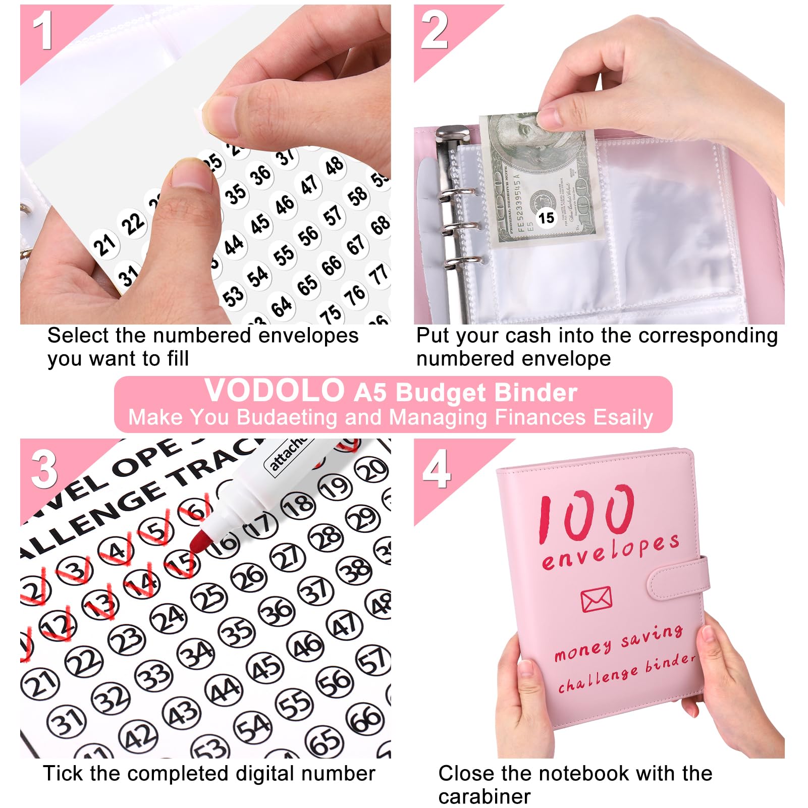 ✉️100 Envelope Challenge Binder | Easy And fun Way To Save $5,050