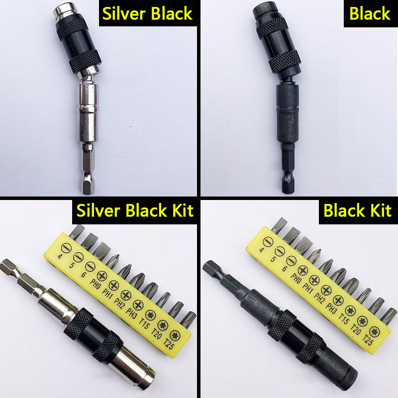 Magnetic swiveling bit tip holder