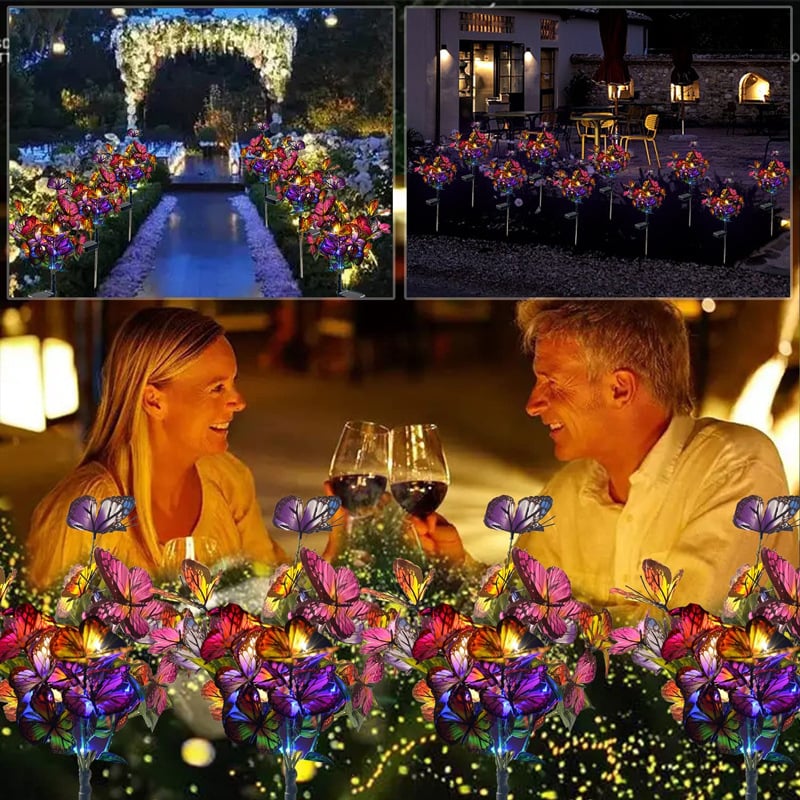 🔥Last Day Promotion 70% Off - Solar Outdoor Butterfly Lights