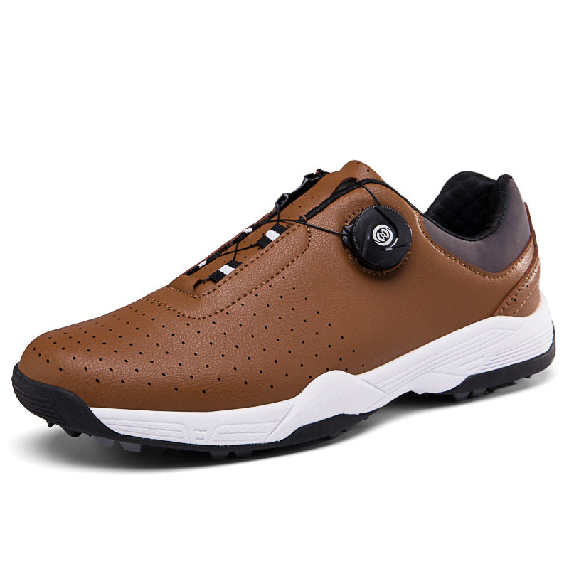 Unisex studless breathable casual golf shoes