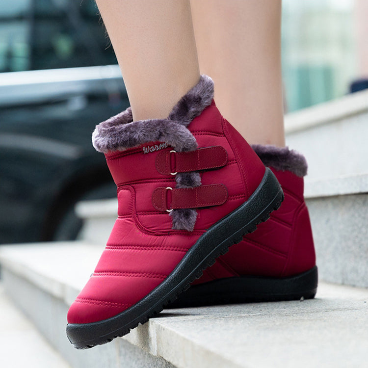 Women Waterproof Warm Lining Slip Resitant Cotton-padded Snow Boots