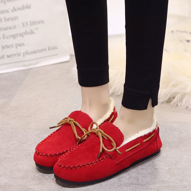 women's winter new fleece thickened warm cotton shoes
