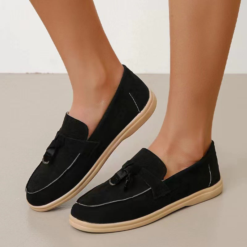 Women's Casual Flat Fringed Shoes