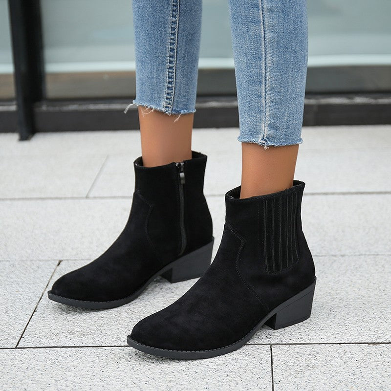 Women's Fashionable Flat Heel Casual Boots for Winter 2022