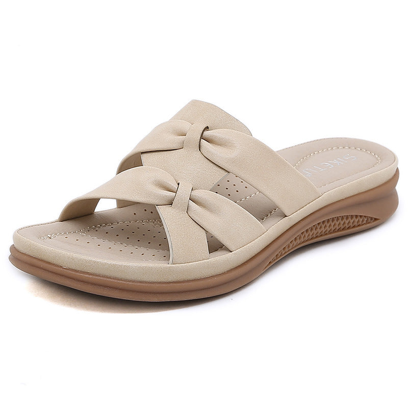 2023 Women's Retro Wedge Comfortable Slippers