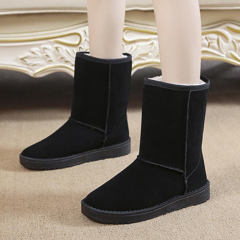 women's winter warm thick sole snow boots