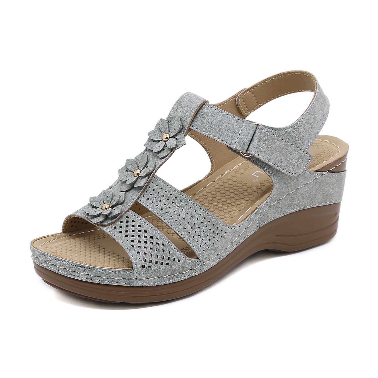 2023 Fish Mouth Thick Bottom Wedge Ladies sandals