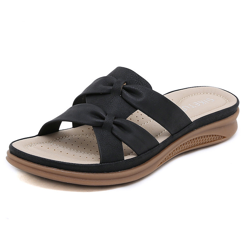 2023 Women's Retro Wedge Comfortable Slippers