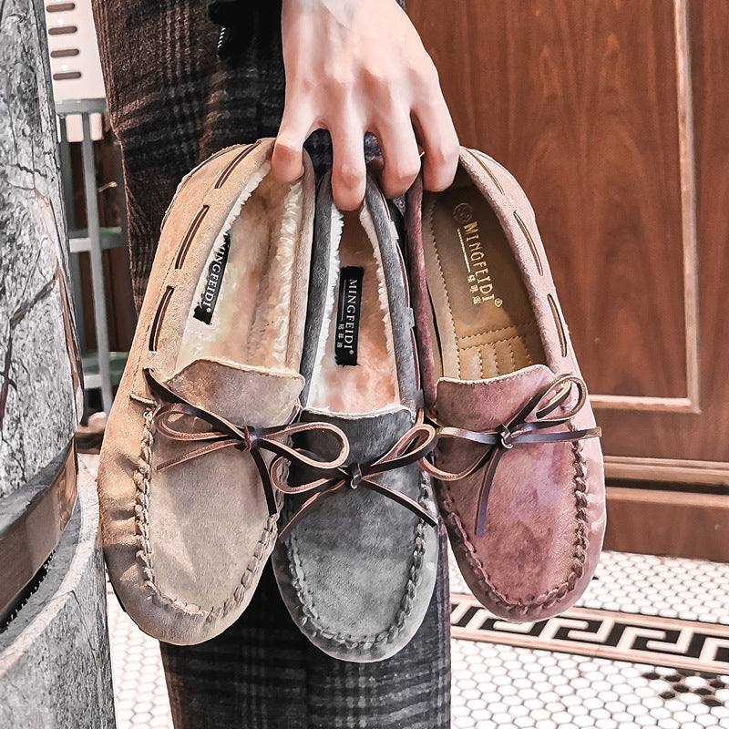 Women's Round Toe Cotton Colorblock Flats