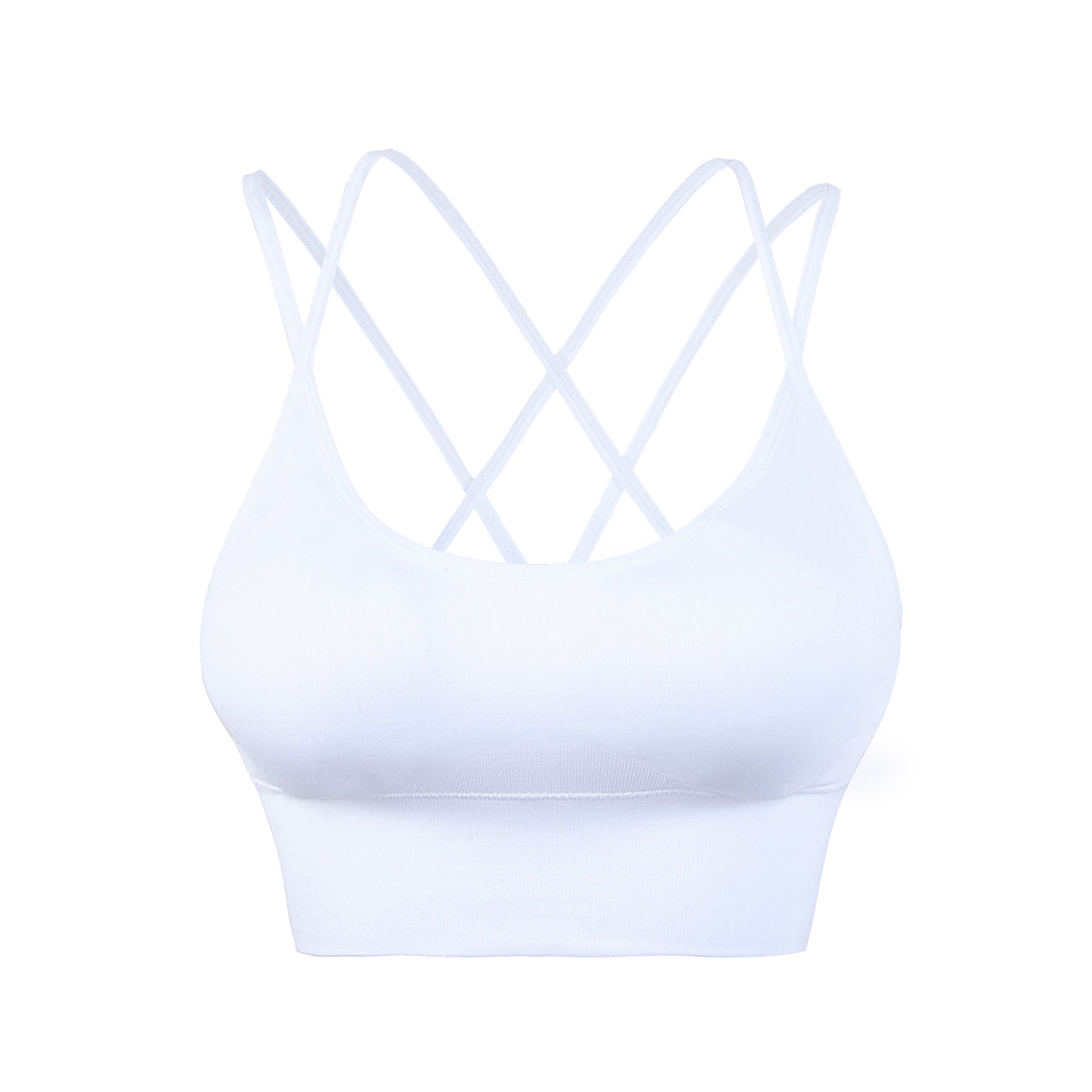 Thin-strap quick-drying cross-breathable sports bra